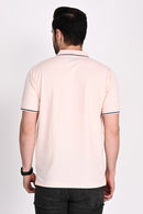 Mens Misky Pink Polo Tshirt