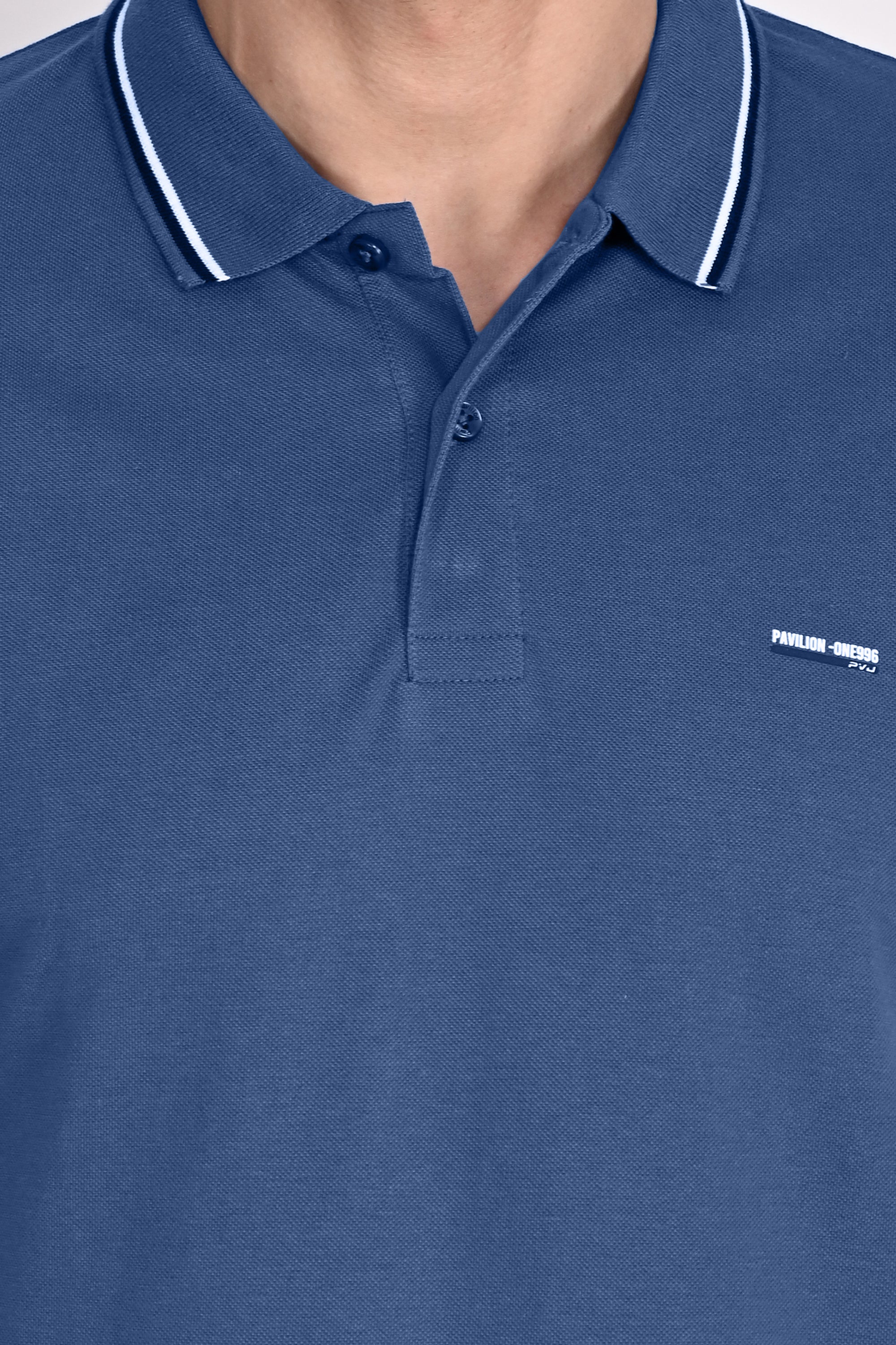 Mens Naval Blue Polo Tshirt