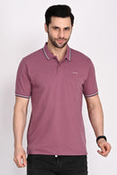 Mens Dusty Rose Polo Tshirt