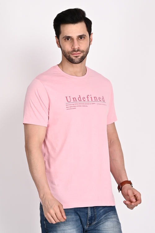 Round Neck Pink Tshirt