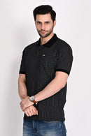 Regular Fit Printed Polo T-Shirt