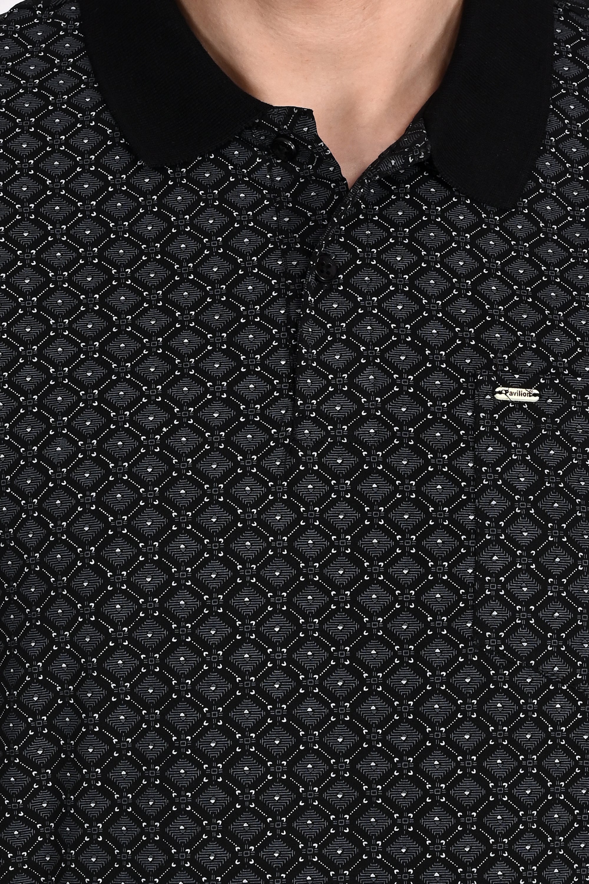 Regular Fit Printed Polo T-Shirt