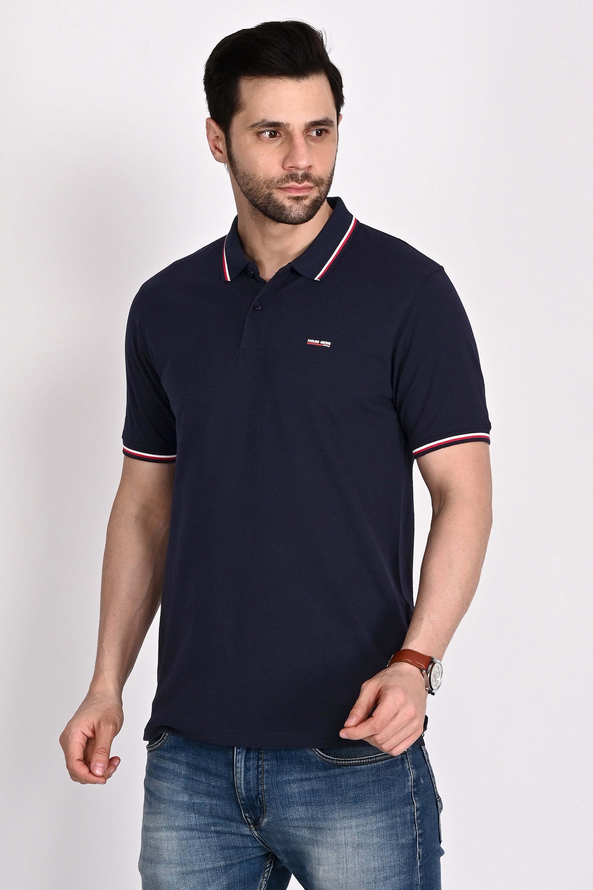 Navy Color Polo Tshirt 