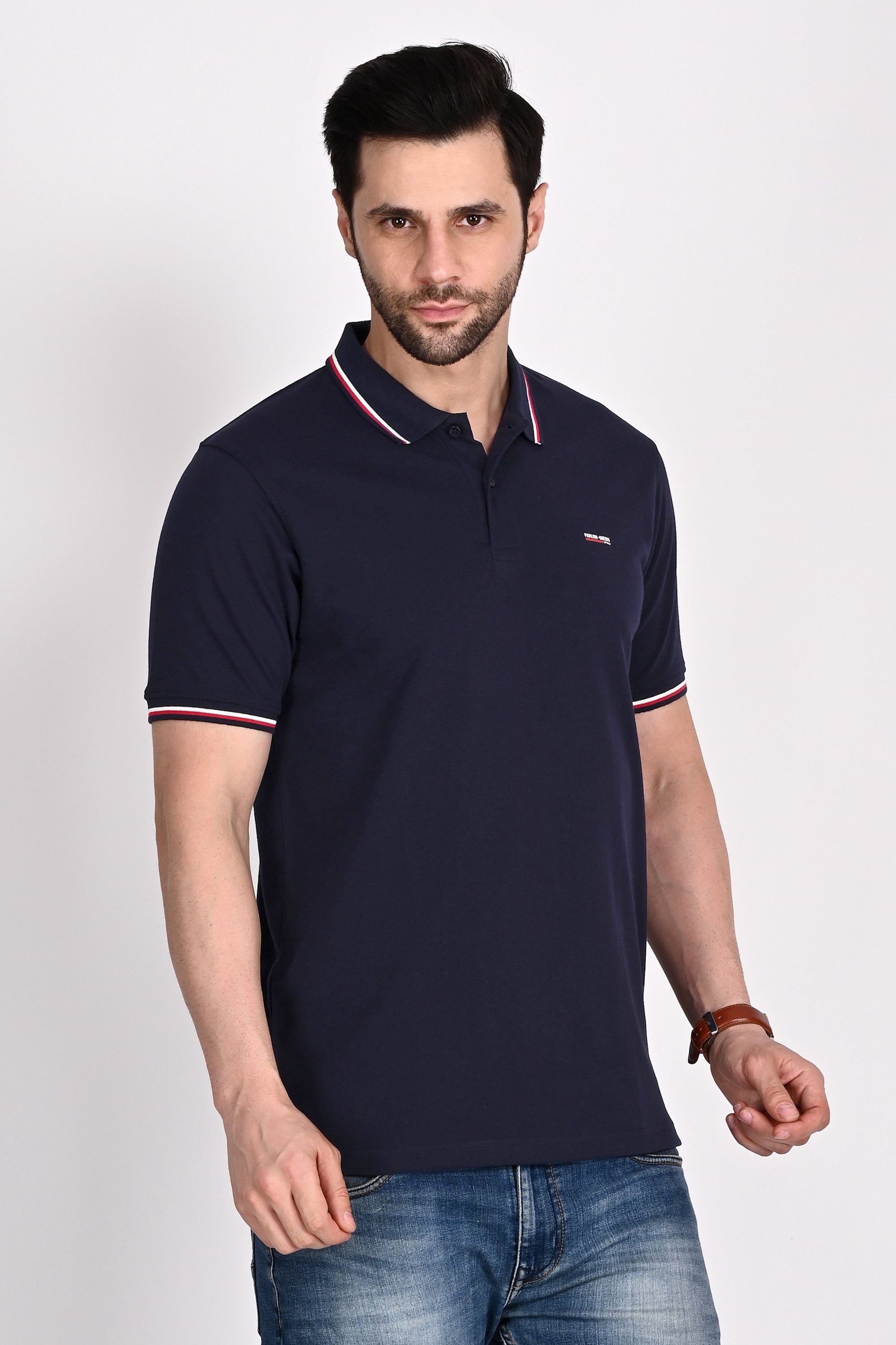 Navy Color Polo Tshirt 