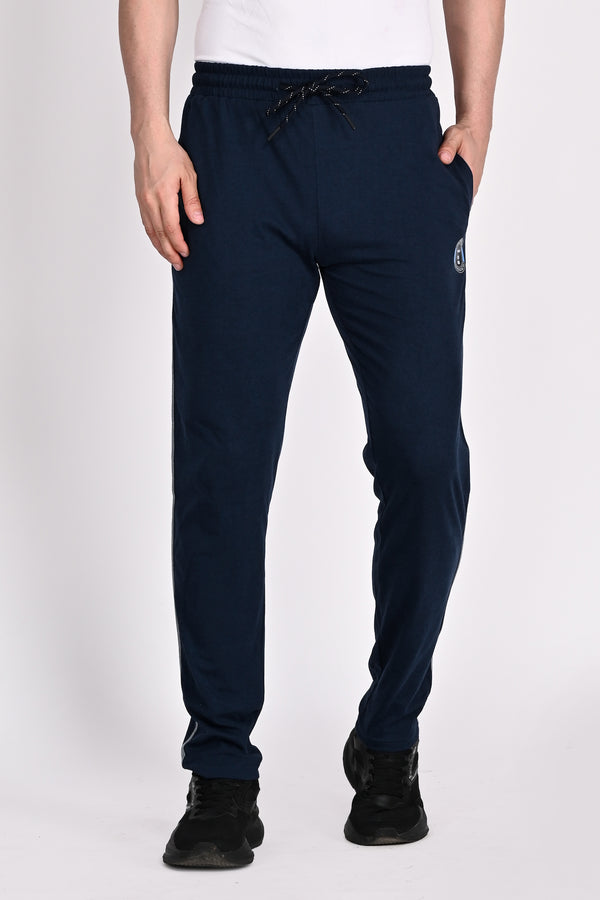 Mens Everyday Navy Melange Color Active Jogger Pant 