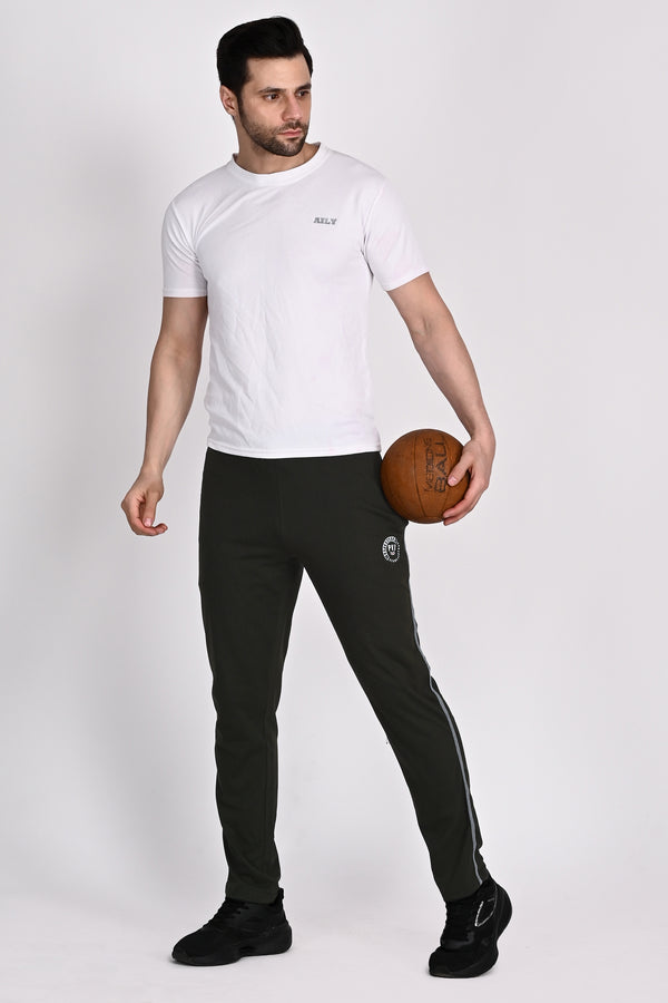 Mens Deep Olive Color Jogger