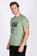 Moss Green Round Neck Tshirt