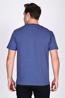 Blue Round Neck Tshirt