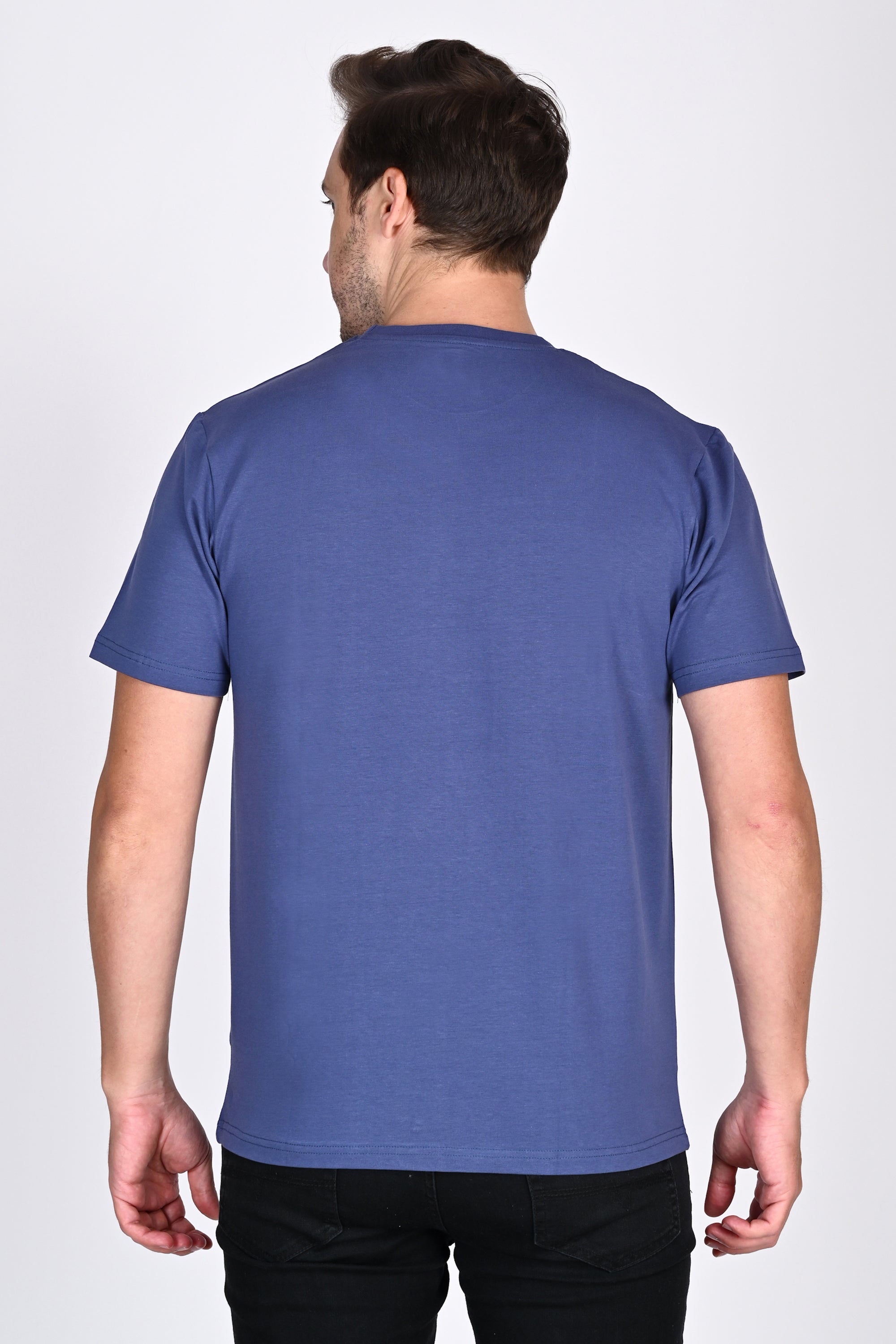 Blue Round Neck Tshirt