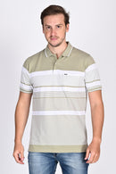 Mens Everyday Striped Polo Tshirt