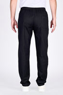 Mens Relaxed Fit Black Trouser