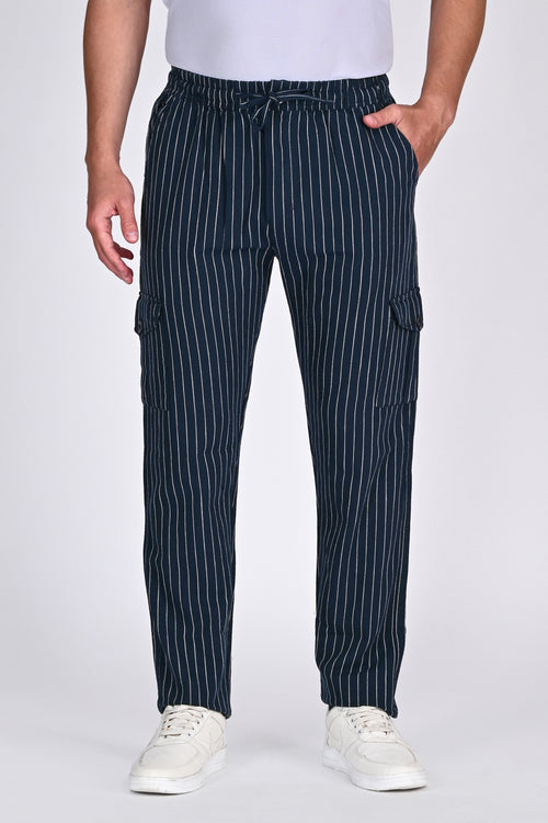 Mens Cargo Trouser in Navy Color