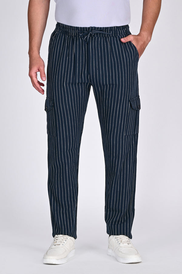 Mens Cargo Trouser in Navy Color
