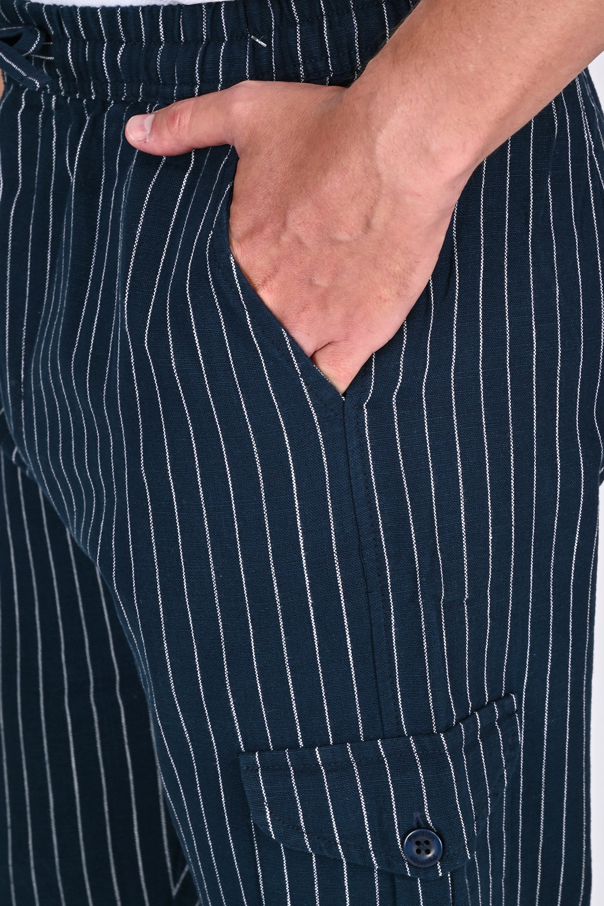 Mens Cargo Trouser in Navy Color