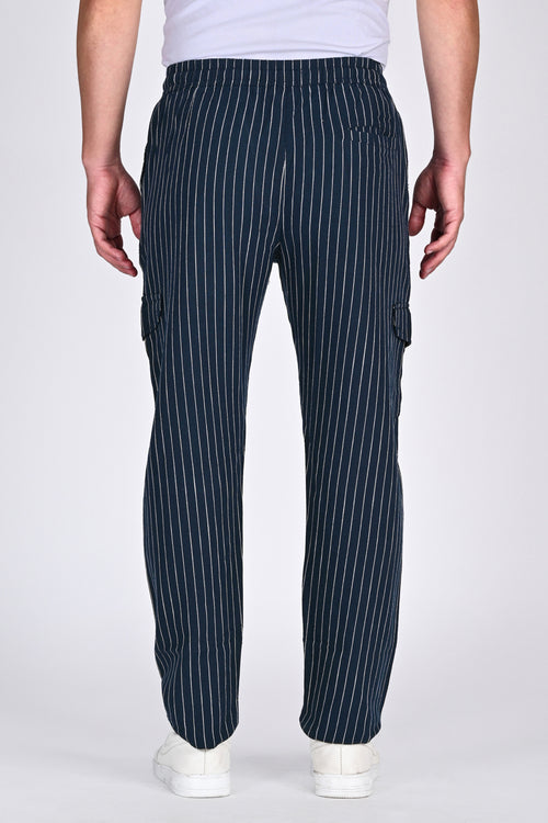 Mens Cargo Trouser in Navy Color
