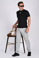 Mens Light Melange Grey Lounge Pant