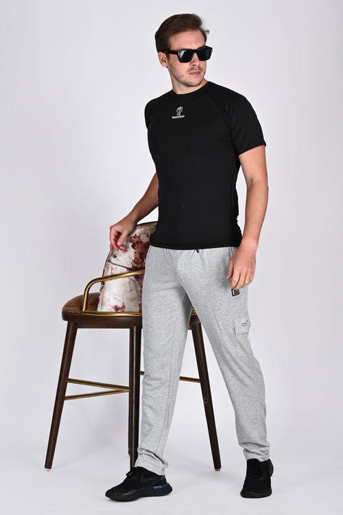 Mens Light Melange Grey Lounge Pant