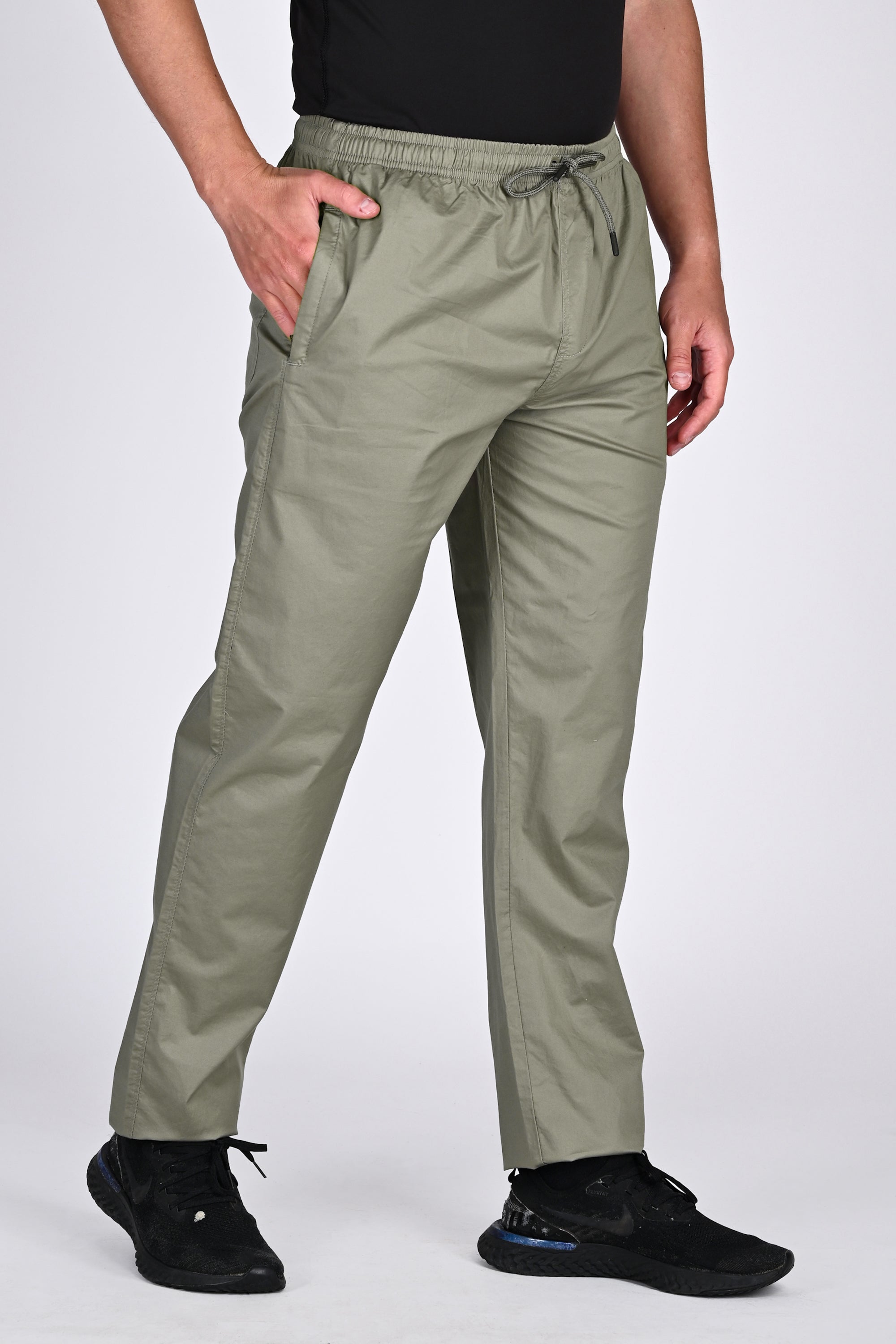Men's Ash Green Trouser