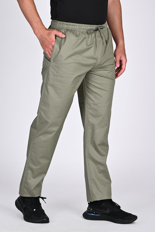 Men's Ash Green Trouser