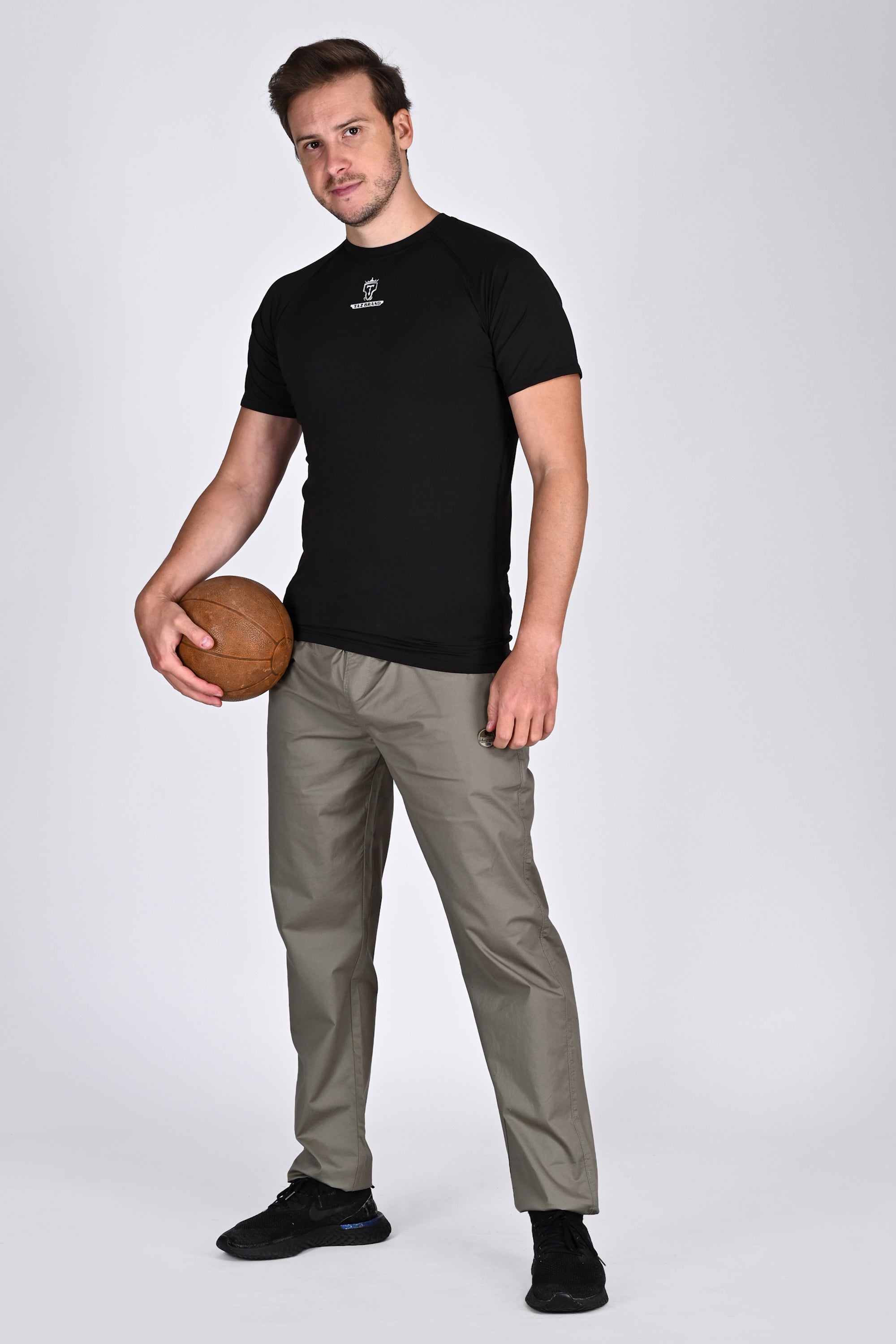 Mens Ash Green Trouser