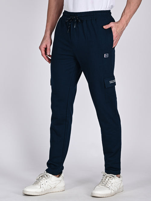 Mens Navy Color Joggers