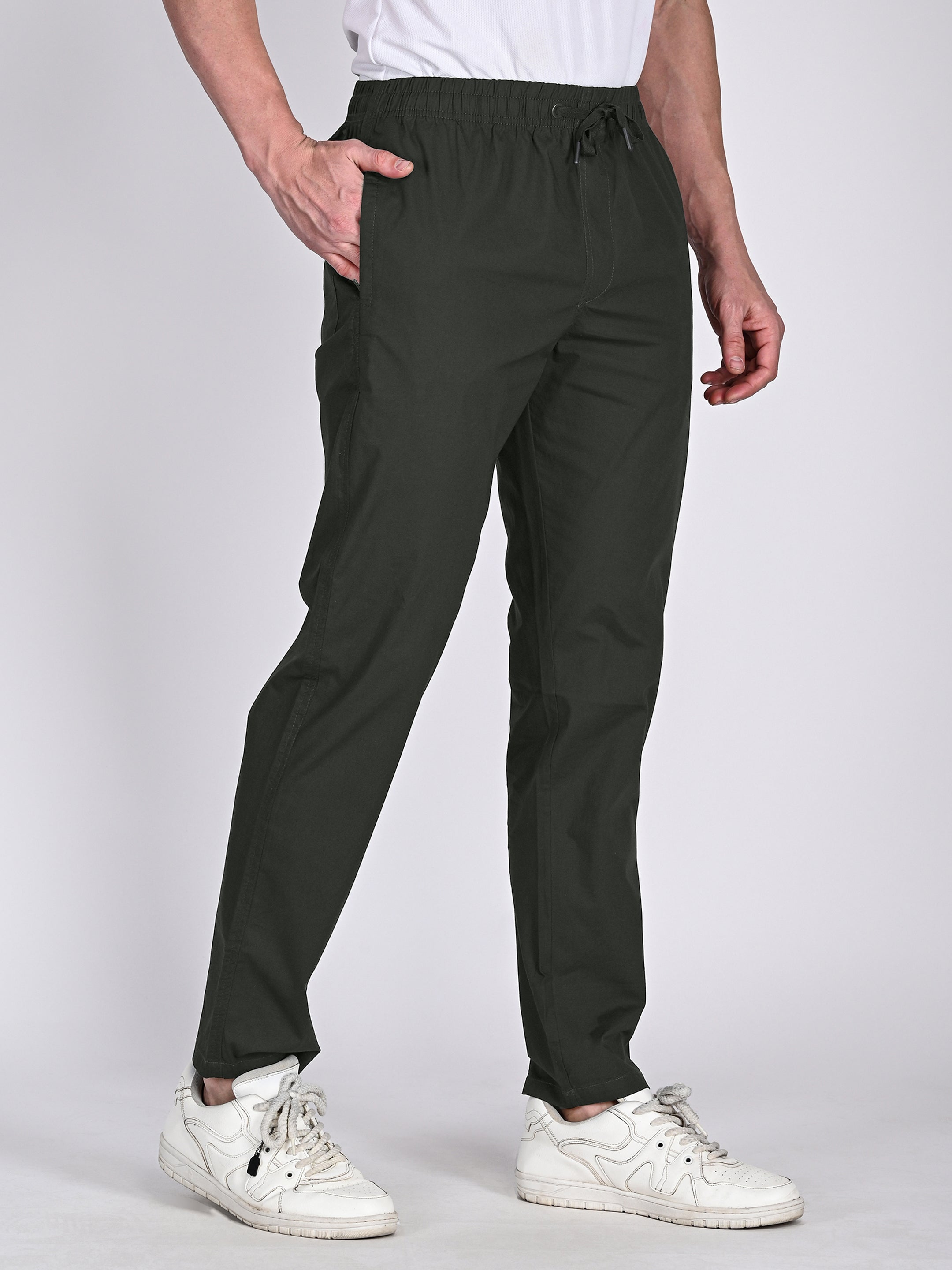 Dark Olive Color Trouser