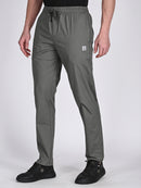 Mens Stone Grey Cotton Trouser 