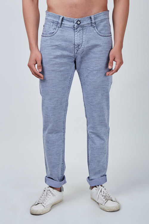 Flint Grey Narrow Fit Jeans with Blue Shaded