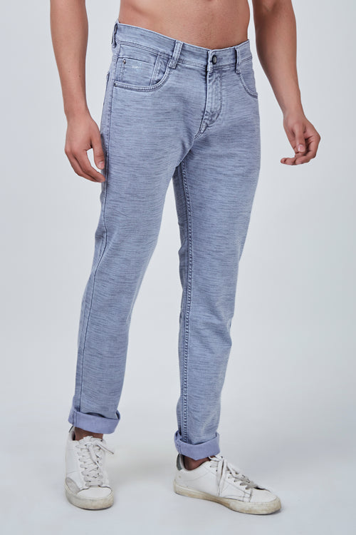 Flint Grey Narrow Fit Jeans with Blue Shaded