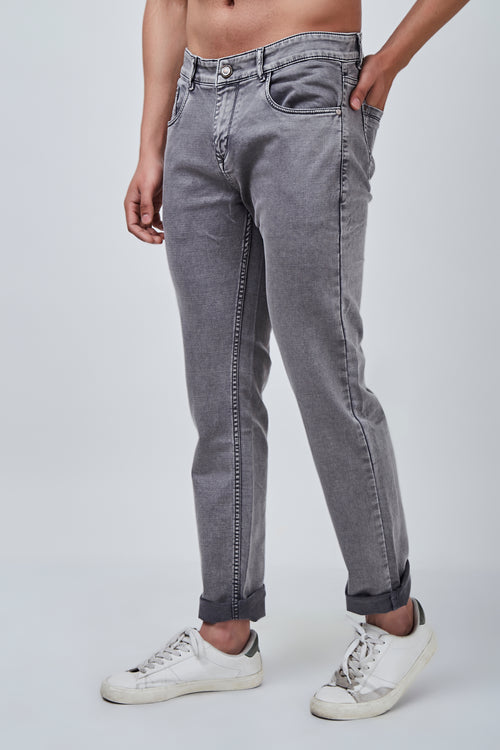 Grey Narrow Fit Jeans