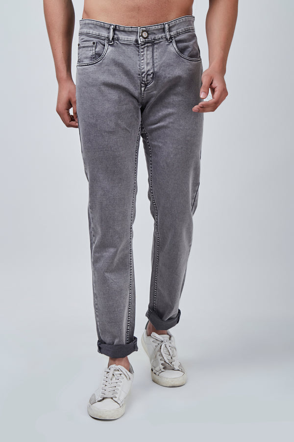 Grey Narrow Fit Jeans