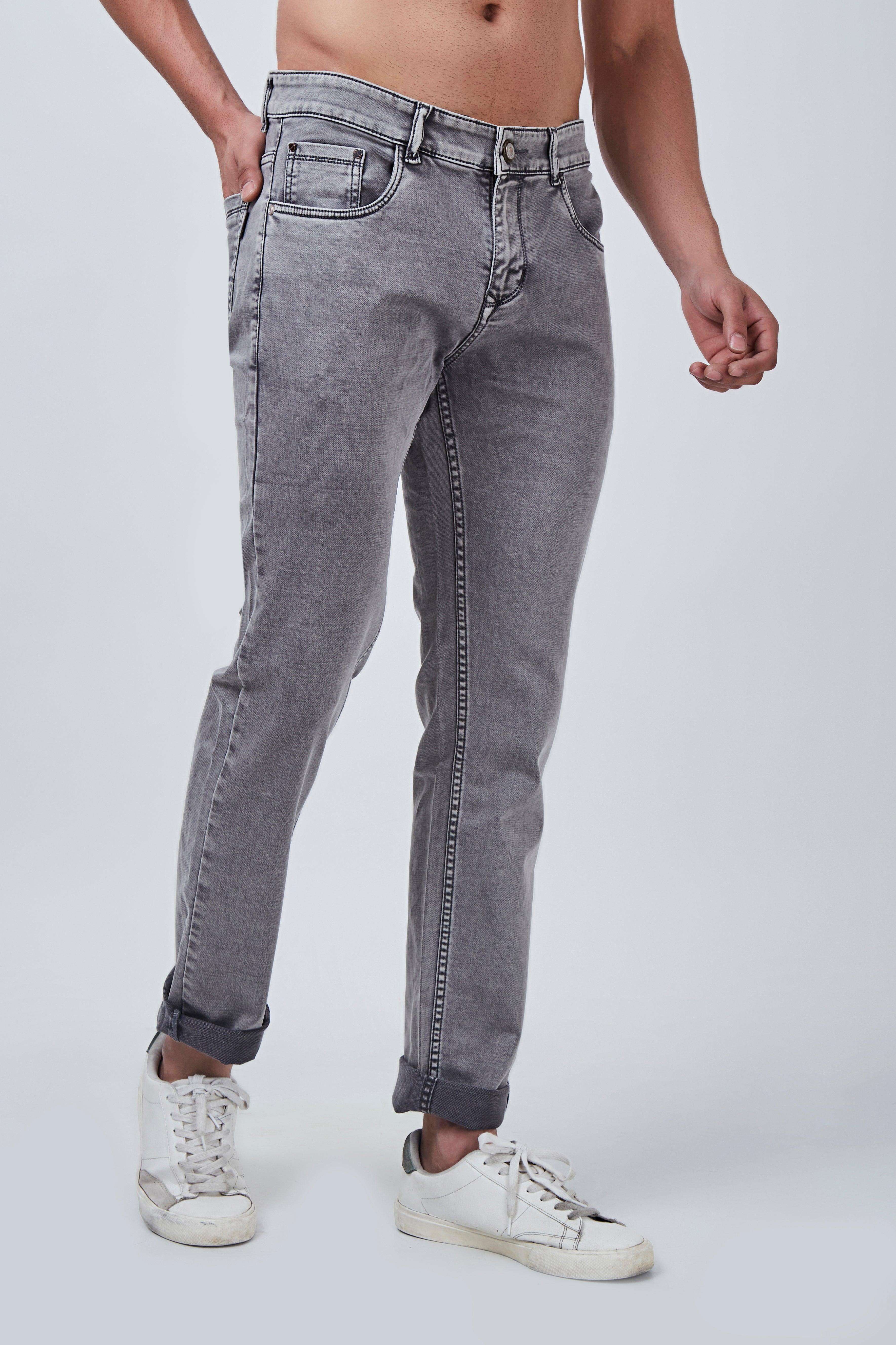 Slim Fit Grey Jeans