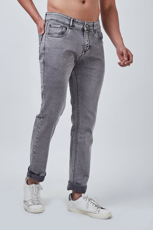 Grey Narrow Fit Jeans