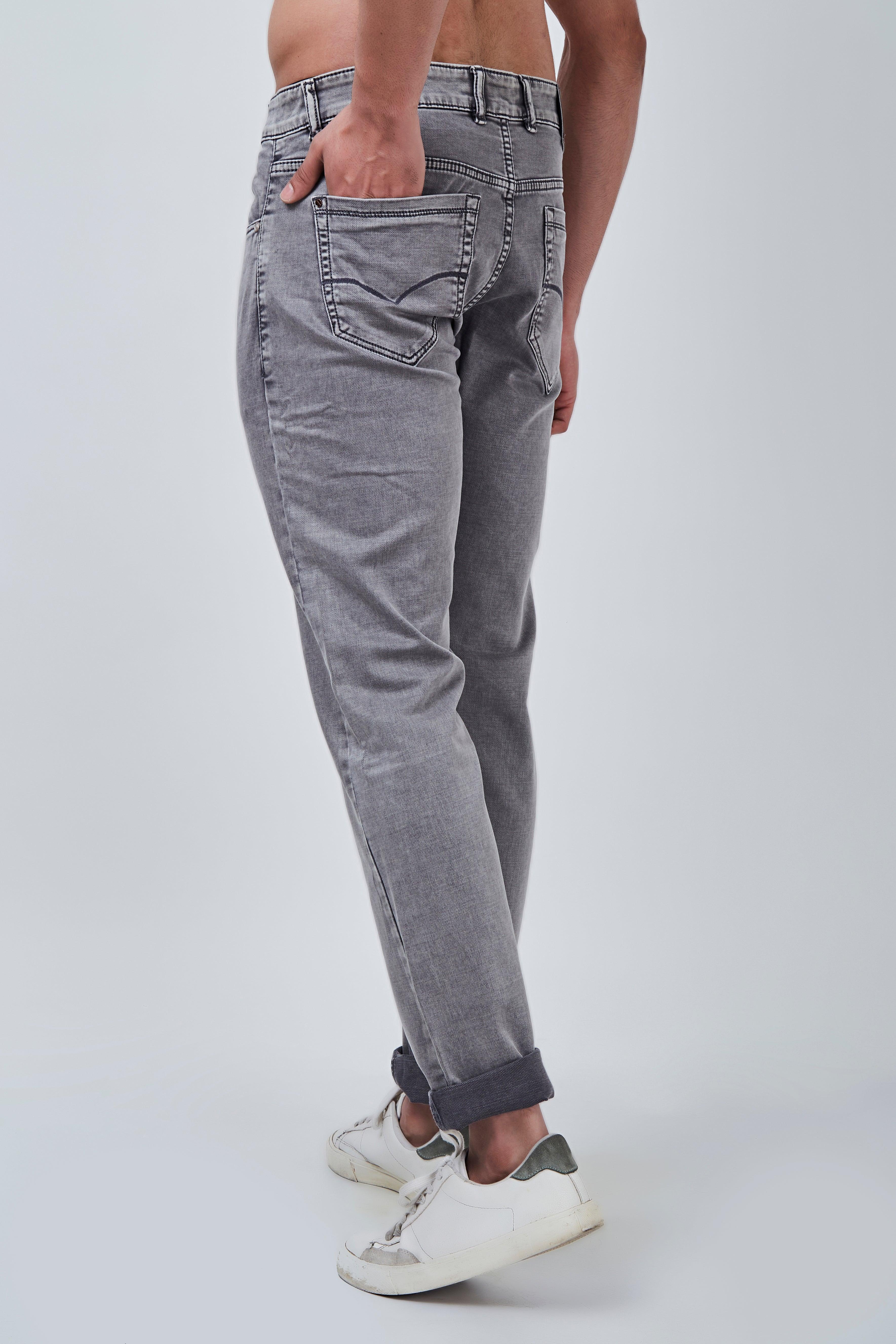 Slim Fit Grey Jeans