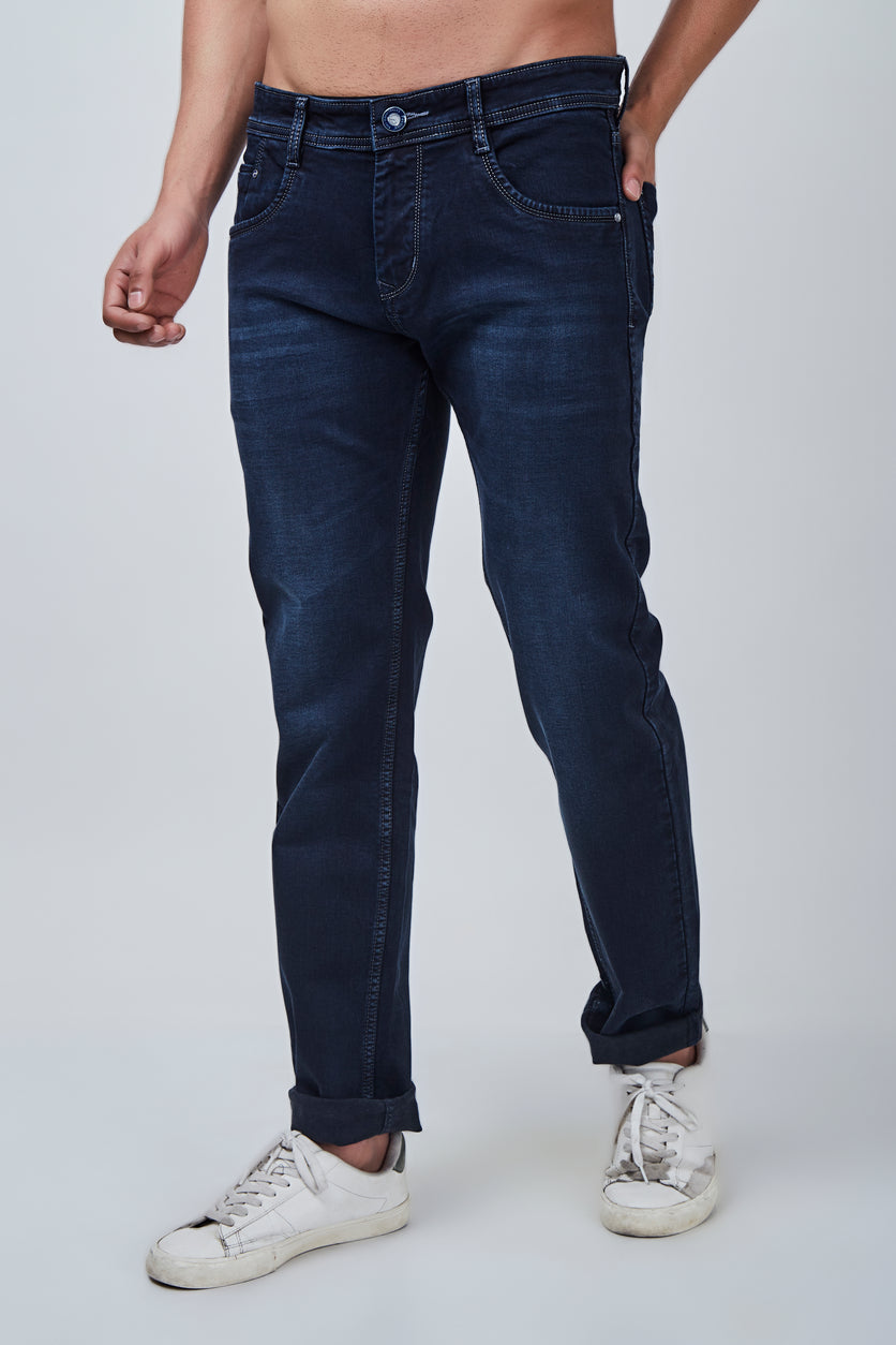 Charcoal Narrow Fit Jeans with Shaded