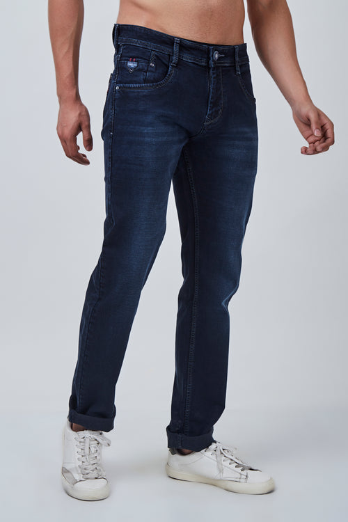 Charcoal Narrow Fit Jeans with Shaded