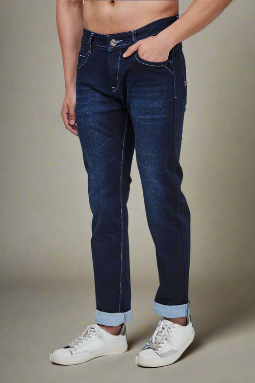 Dark Blue Slim Fit Jeans