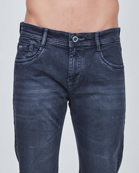 Charcoal Blue Narrow Fit Jeans