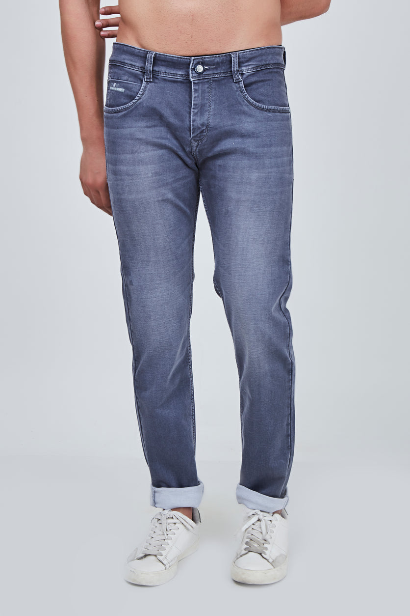 Smoke Grey Narrow Fit Jeans