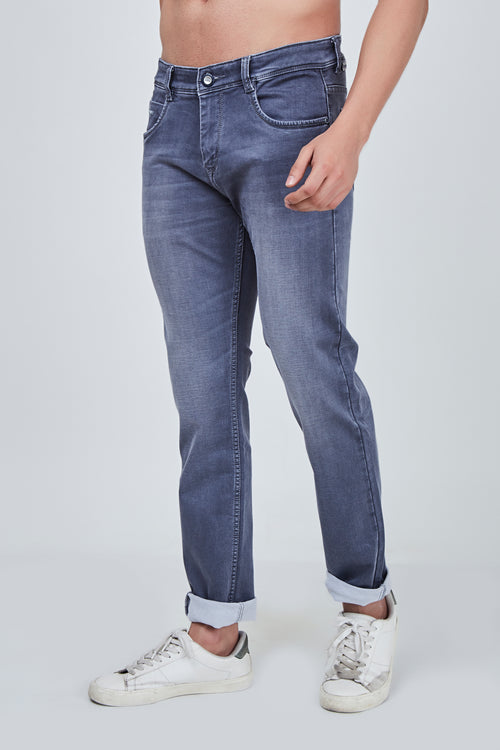 Smoke Grey Narrow Fit Jeans