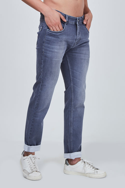 Smoke Grey Narrow Fit Jeans