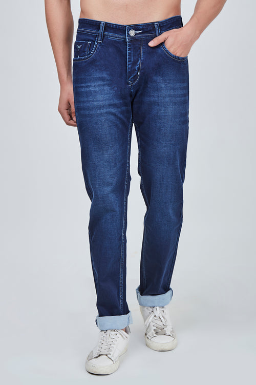 Semi Light Blue Narrow Fit Jeans