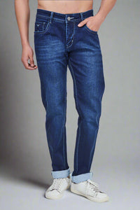 Dark Blue Denim Jeans