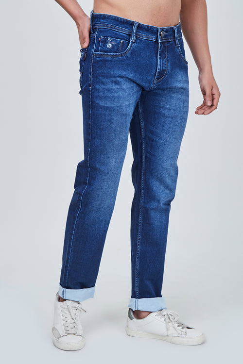 Light Blue Denim Narrow Fit Jeans