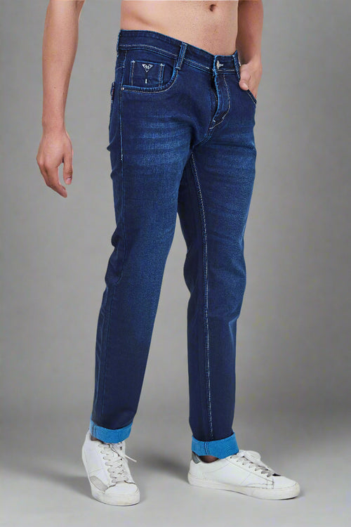 Dark Blue Denim Jeans