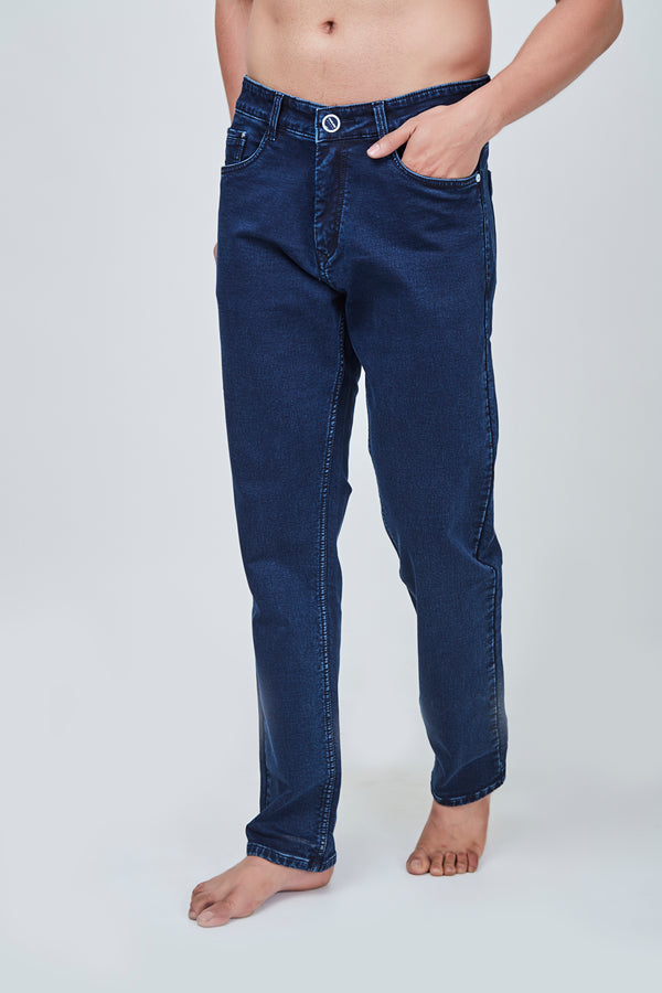 Dark Blue Stretch Narrow Fit Jeans