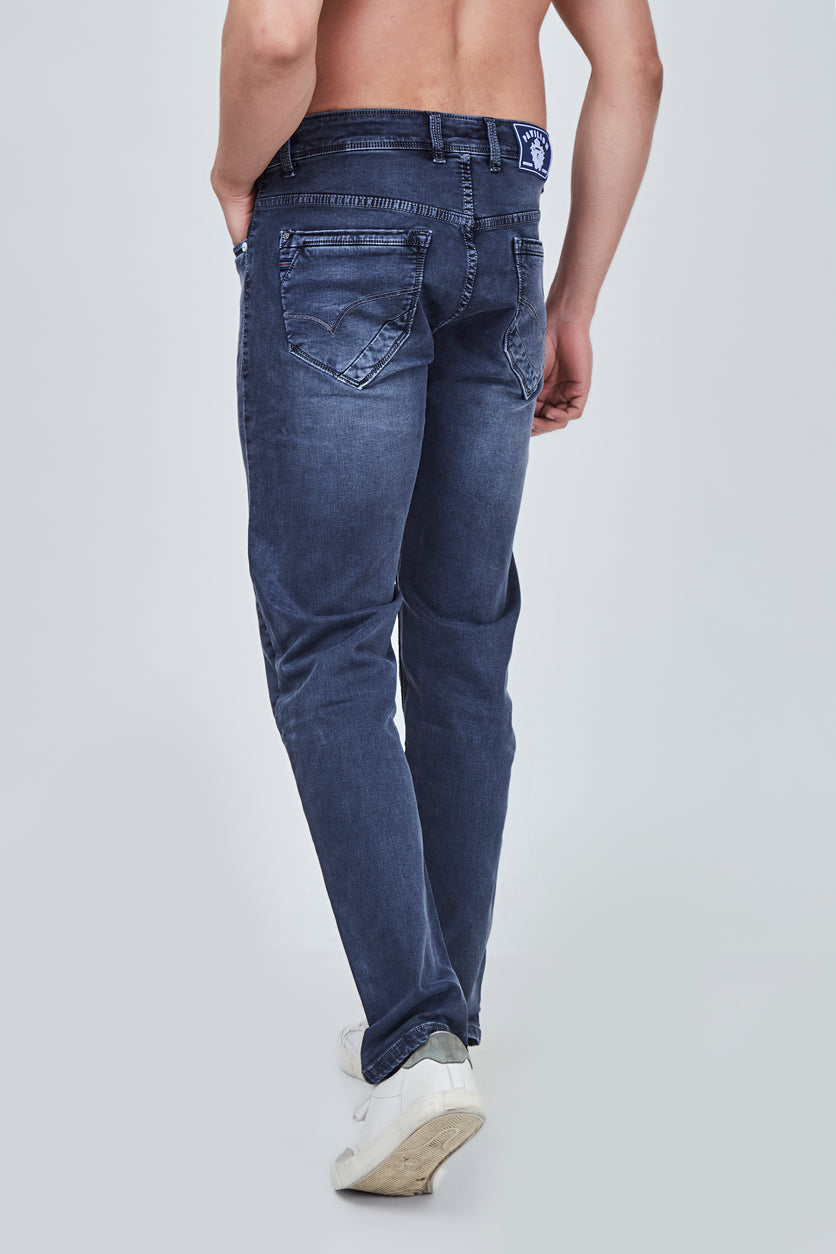Semi Dark Grey Narrow Fit Jeans