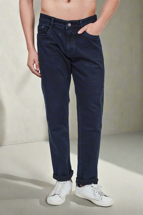Dark Charcoal Plain Jeans