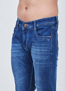 Slim Fit Denim Blue Jeans