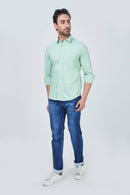 Light Green Plain Shirt